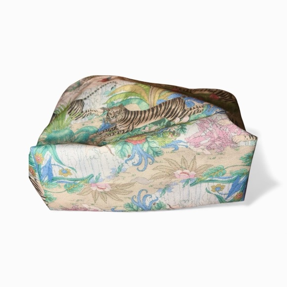 Gucci Garden Canvas Eco Tote Bag Tiger & Floral Print - Picture 6 of 10